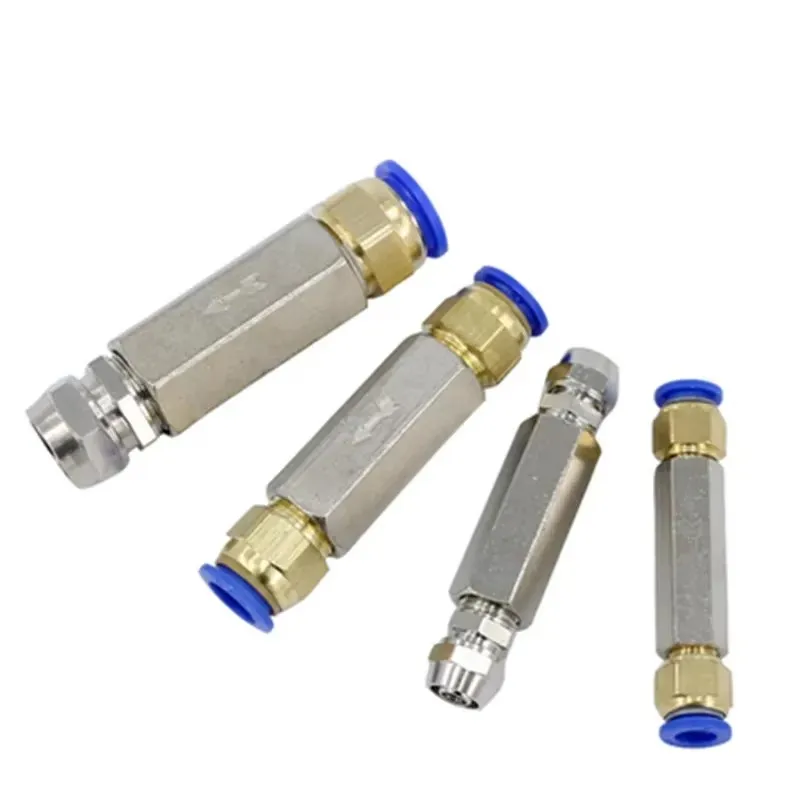 One-Way Check Valve | 6mm to 12mm Air & Gas Hose Connector | Pneumatic Flow Control - Thumbnail 2