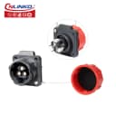 3pin Flange Socket