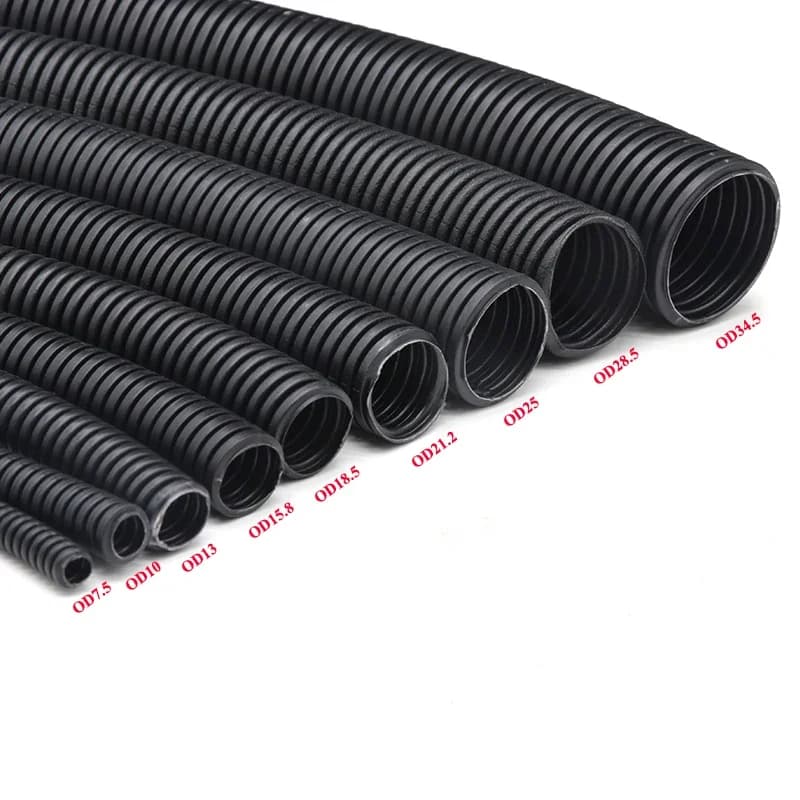 Split Loom Cable Sleeve | Flexible Wire Conduit | 1/5/10M Lengths for Harness Protection - Thumbnail 4
