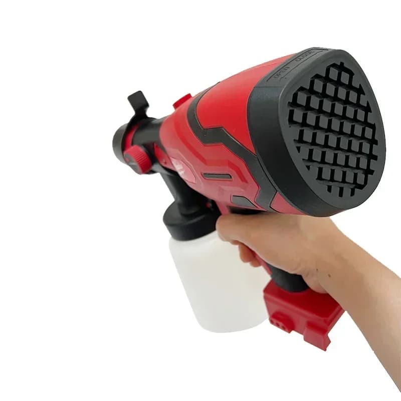 Cordless Electric Spray Gun | 800ML Milwaukee Paint Sprayer | Furniture & Auto Coating - Thumbnail 5