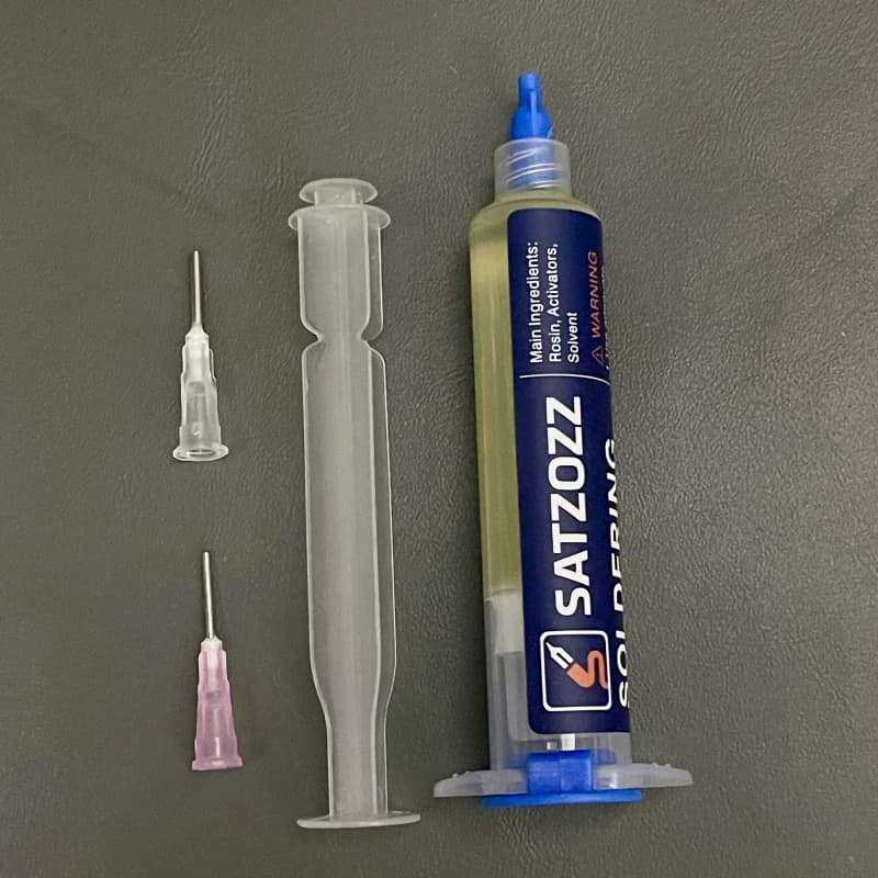 No-Clean Flux Syringe | 10ml Rosin Paste for PCB, BGA & SMD Rework - Thumbnail 6