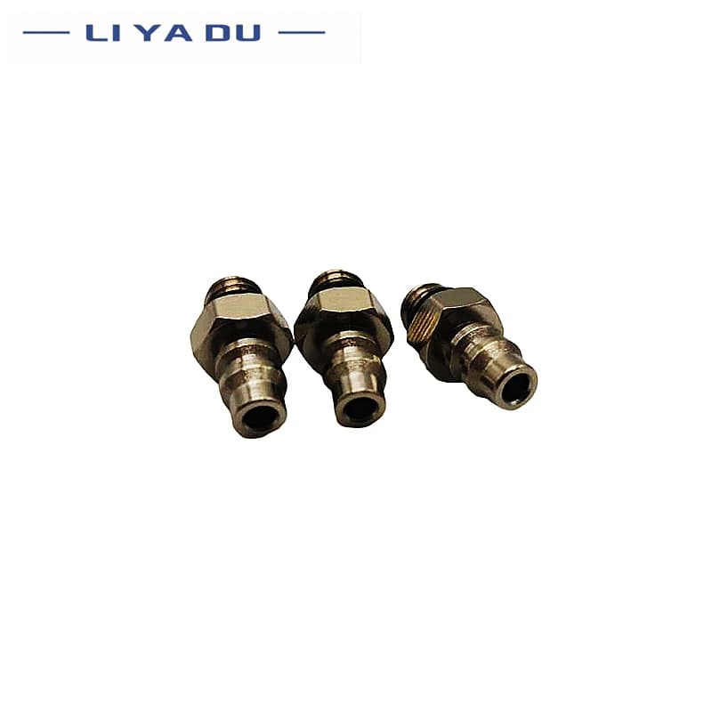 Brass Barb Fittings Kit | M3-M6 to 2mm-6mm OD Air Hose Connectors | Durable Pneumatic Adapters - Thumbnail 3