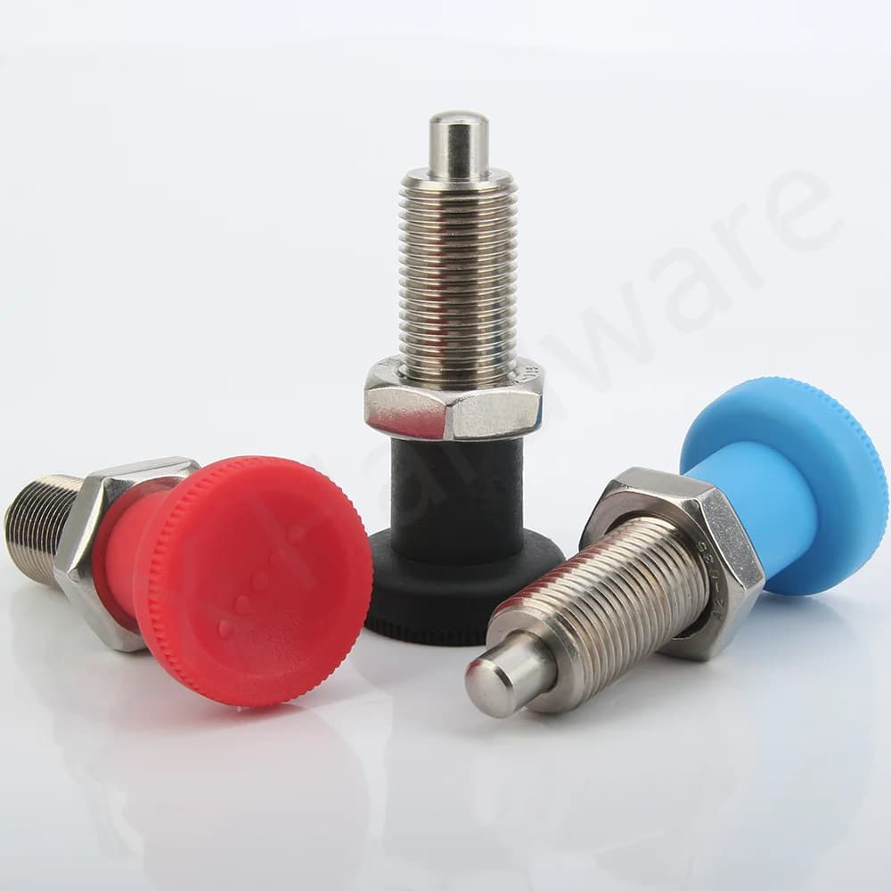Plunger Lock Pins | Carbon Steel M10 M12 M16 M20 | QX219 Index Return Type Industrial - Thumbnail 4