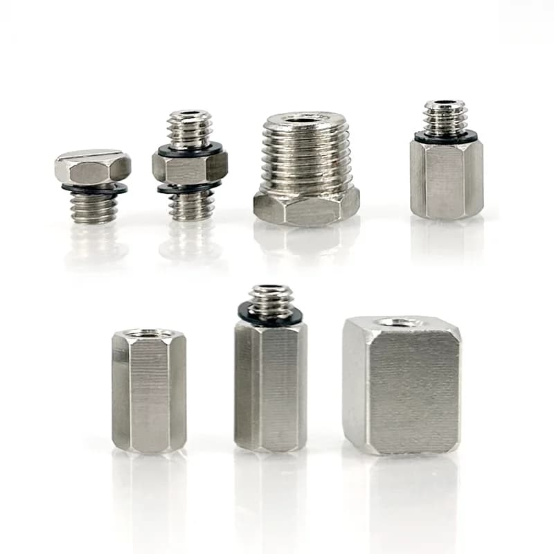 Metal Mini Air Pneumatic Pipe Fitting Brass Straight Elbow Tee Tube Internal Thread M3 M5 M6 1/8 OD Plug Adapter Quick Connector - Thumbnail 4