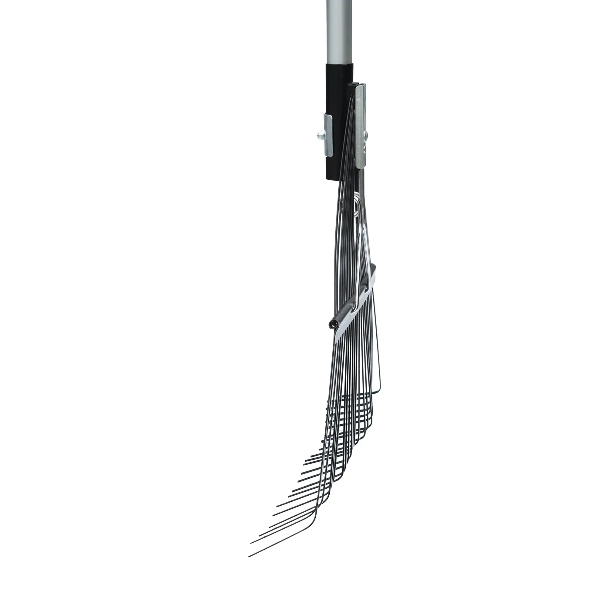 Handle Leaf Rake | 22-Tine Steel Head | Comfort Grip for Easy Yard Cleanup - Thumbnail 5