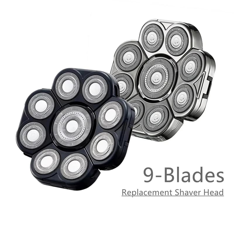 Replacement Shaver Head | 9-Blade Floating Cutter | Waterproof & Stainless Steel - Thumbnail 2