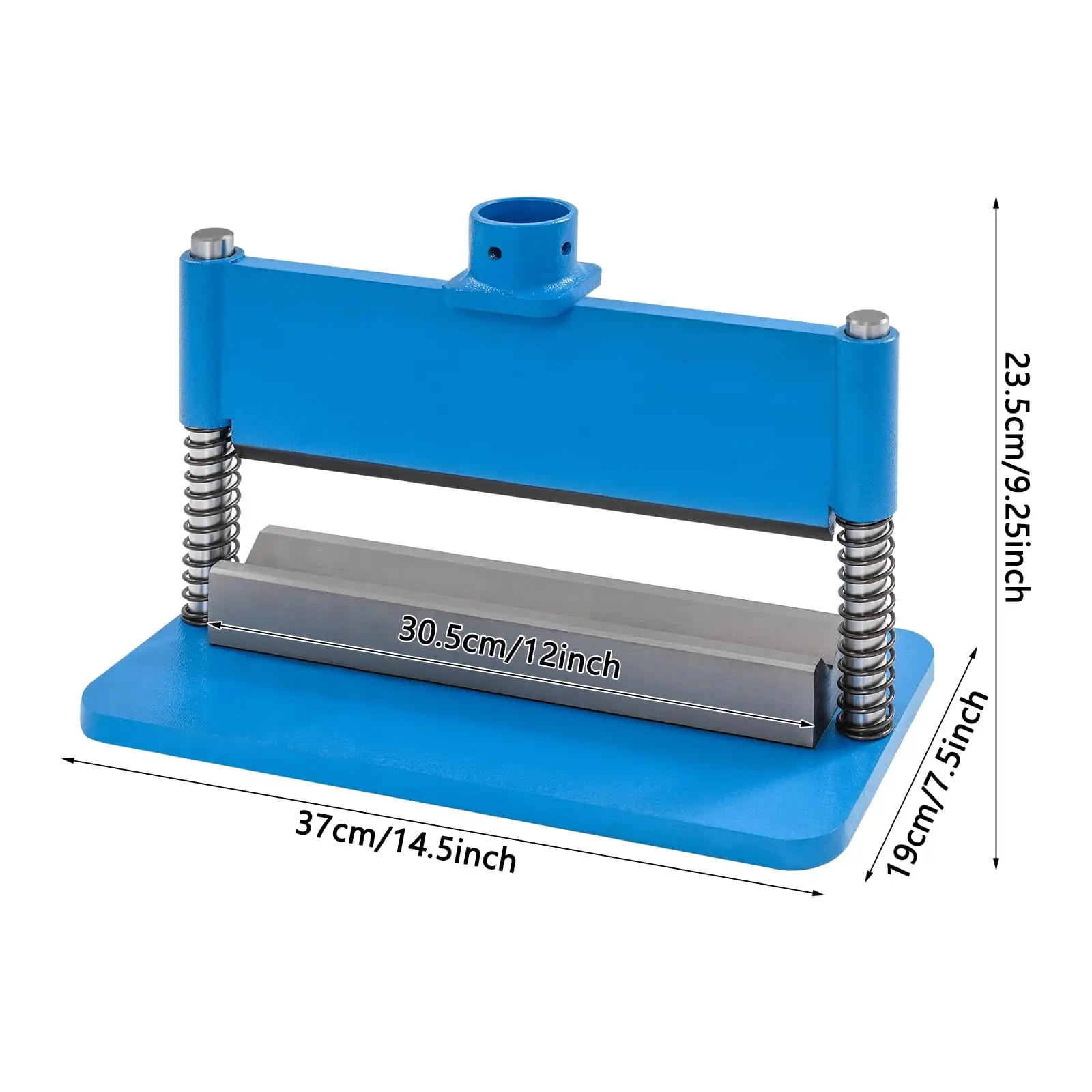 12-Inch Press Brake Attachment | Heavy-Duty Metal Bending for 12/20 Ton Shop Presses - Thumbnail 4