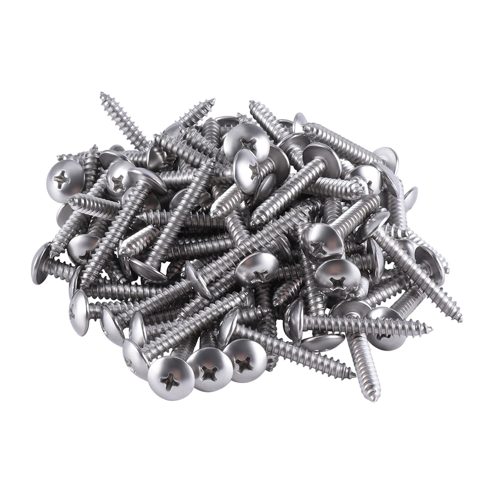 304 Stainless Wood Screws | Truss Head Phillips | 100/150pcs Bulk Pack - Thumbnail 5