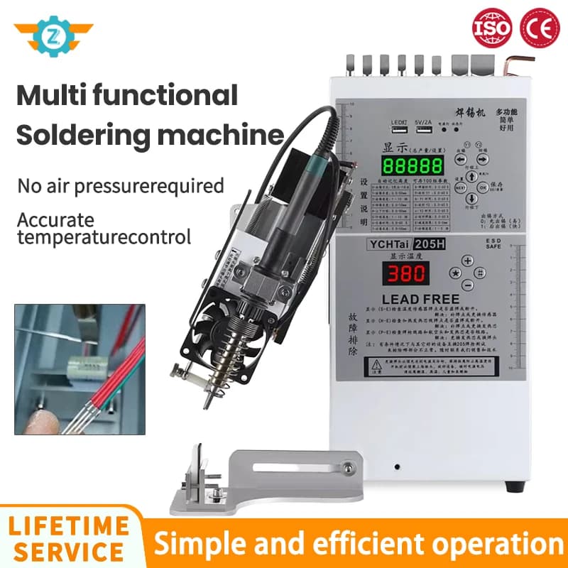 Soldering Station with Intelligent Temperature Control | USB-Powered & Pedal-Activated - Thumbnail 2