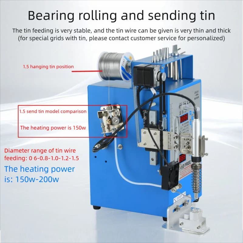 USB Soldering Station | Semi-Automatic Spot Welder with LED Work Light - Thumbnail 5