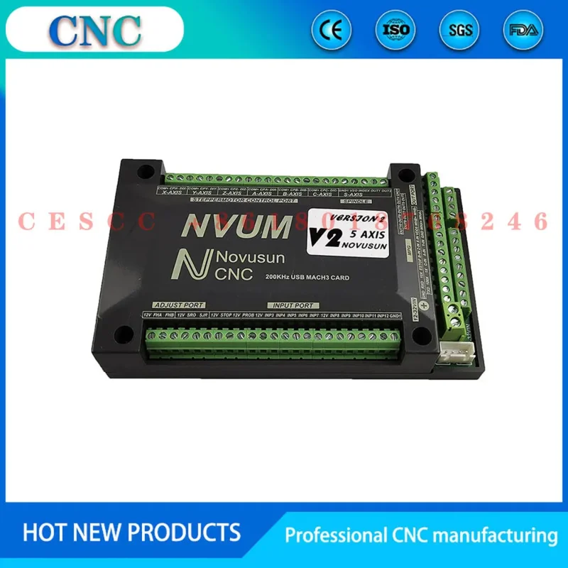 6-Axis CNC Motion Controller | Mach3-Compatible USB System | Engraving & Processing Support - Thumbnail 3