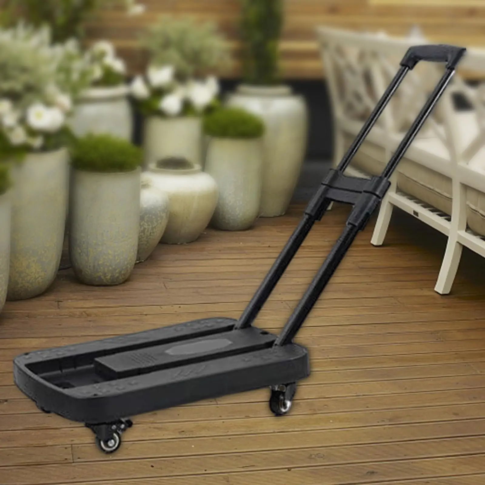 Luggage Trolley Cart Utility Dolly Carrying Multi Purpose Folding Hand Truck - Thumbnail 2