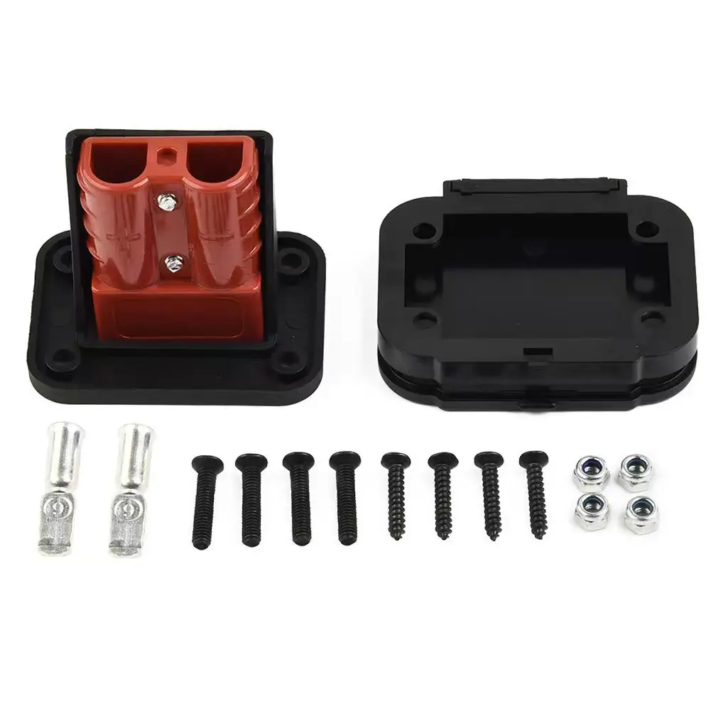 Anderson Powerpole Connector Kit | 50A-175A Heavy-Duty | Flush Mount Panel for RV & Marine