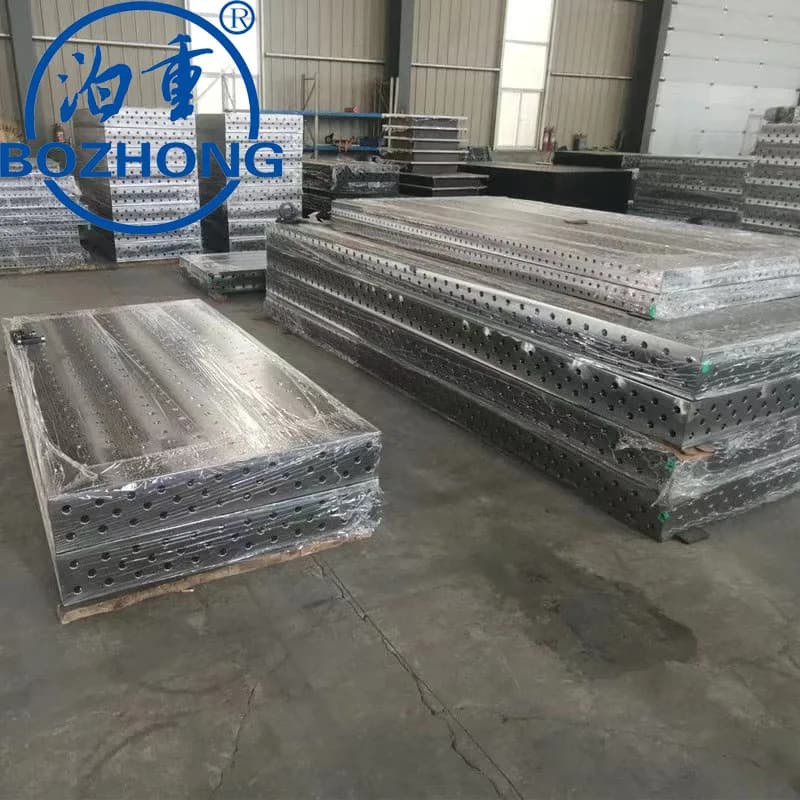 3D Welding Table with Clamping System | 1500x3000mm Cast Iron Surface | Heavy-Duty Assembly Platform - Thumbnail 3