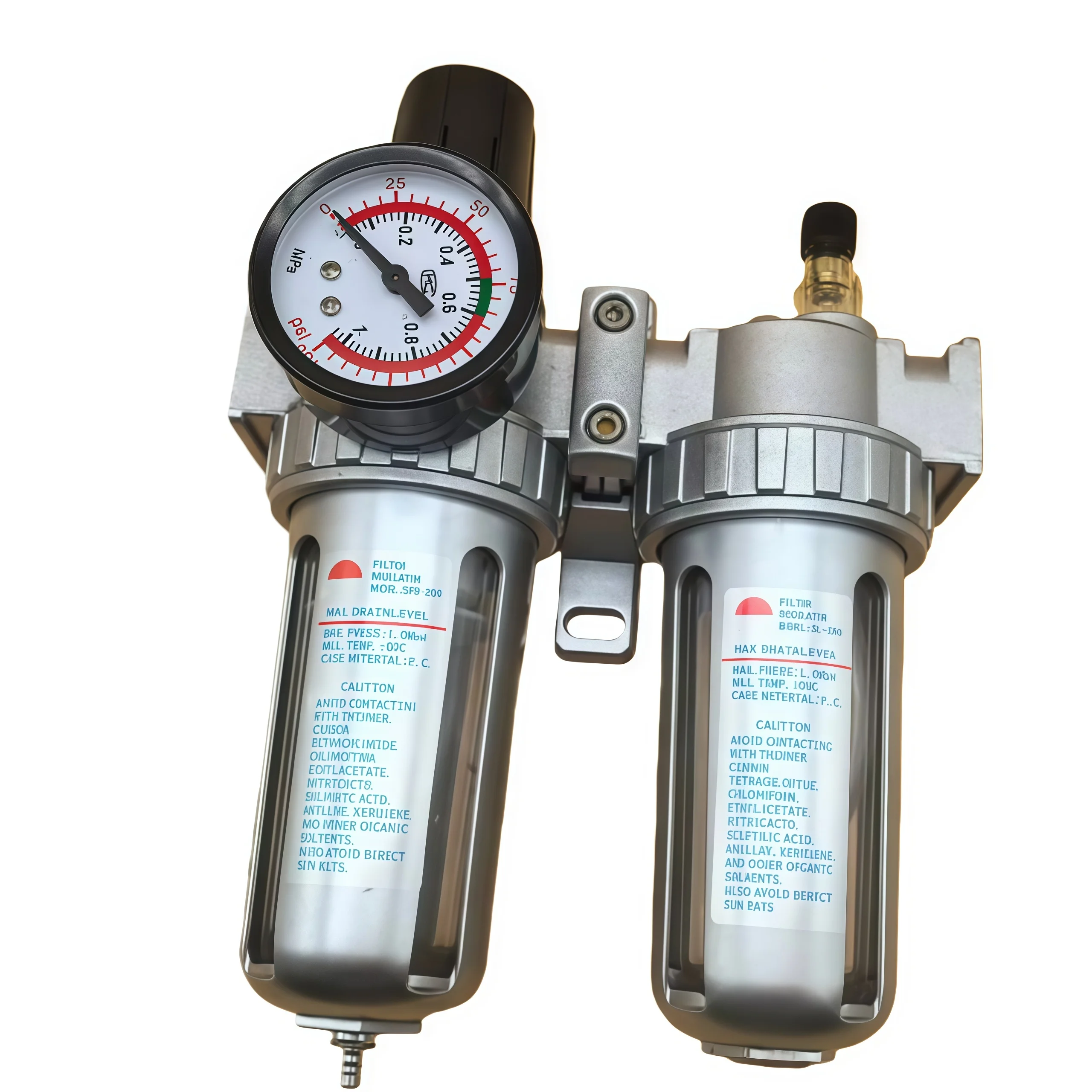 Air Compressor Filter Regulator | SFC Series | Automatic Drain & Oil-Water Separator - Thumbnail 4