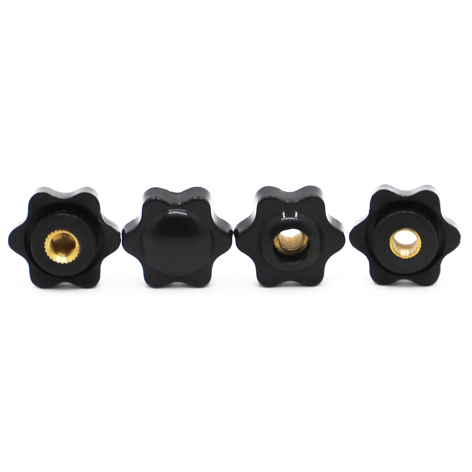 Thumb Screws & Knobs | M4-M10 Black Bakelite Hand-Tighten Nuts | Star Mechanical Clamping - Thumbnail 5