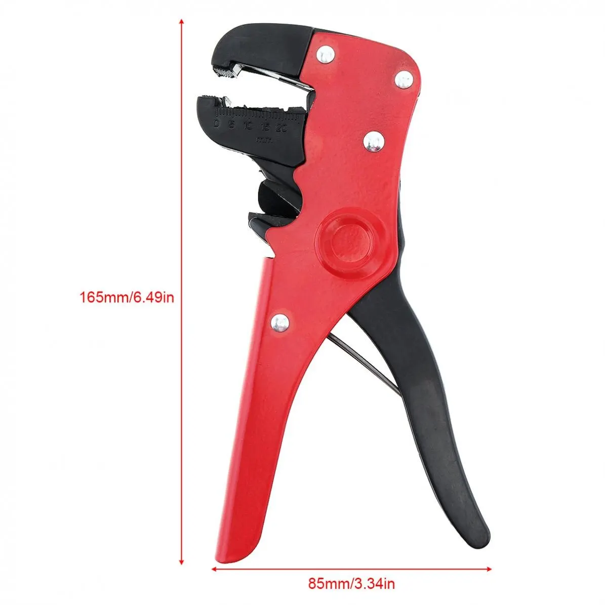Wire Stripper & Crimper Tool | Precision Cable Cutter with Reset Spring | Portable Multifunction - Thumbnail 4