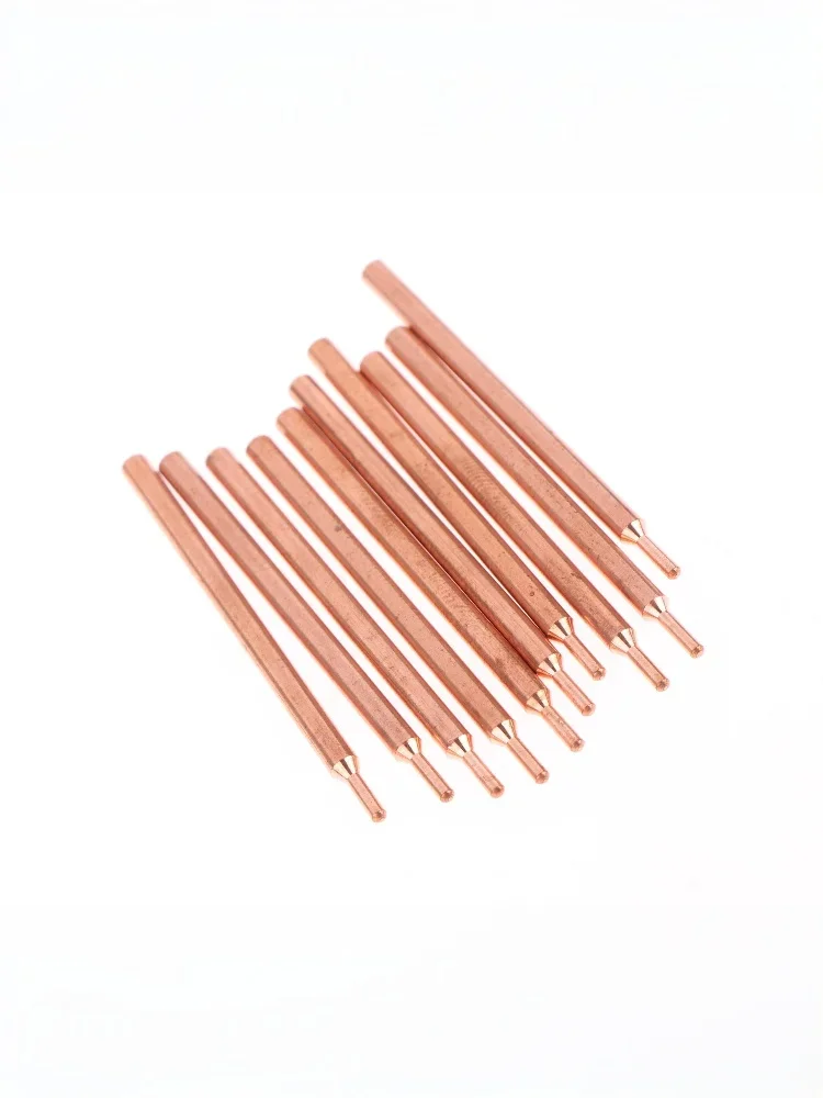 Spot Welding Electrodes | 3mm Purple Copper Oxide Tips for 18650 Battery Packs - Thumbnail 2