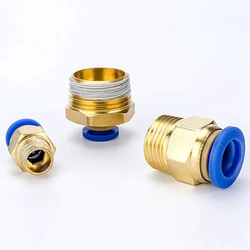Push-to-Connect Pneumatic Fittings | 1/4 & 1/8 NPT | Quick-Release Air Hose Couplers - Thumbnail 6