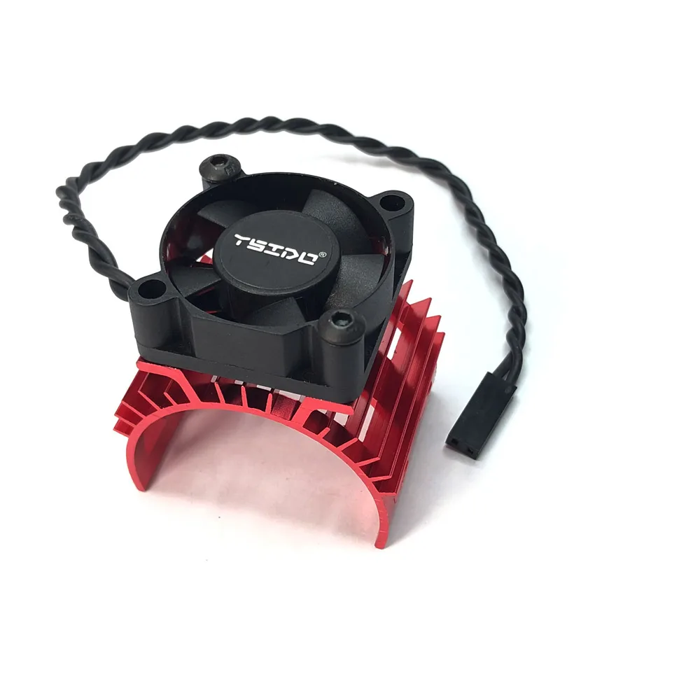 Electric Motor Heatsink & Cooling Fan | For 540/550 Brushless Motors | 1/10 1/12 Scale Cars - Thumbnail 4