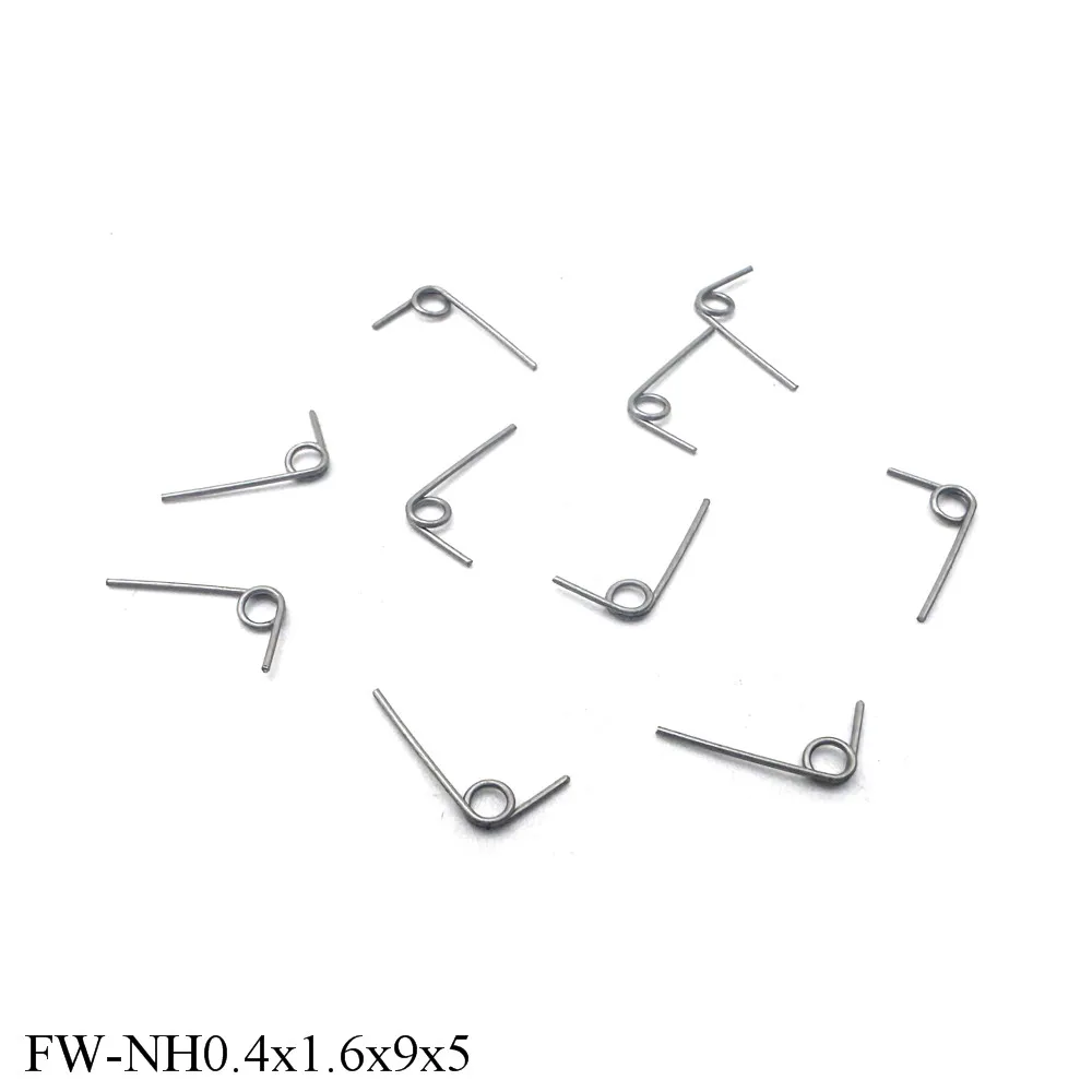 90 Degree Torsion Springs | 0.4mm Wire Diameter Stainless Steel | 20pcs Industrial Maintenance Spring Kit - Thumbnail 2