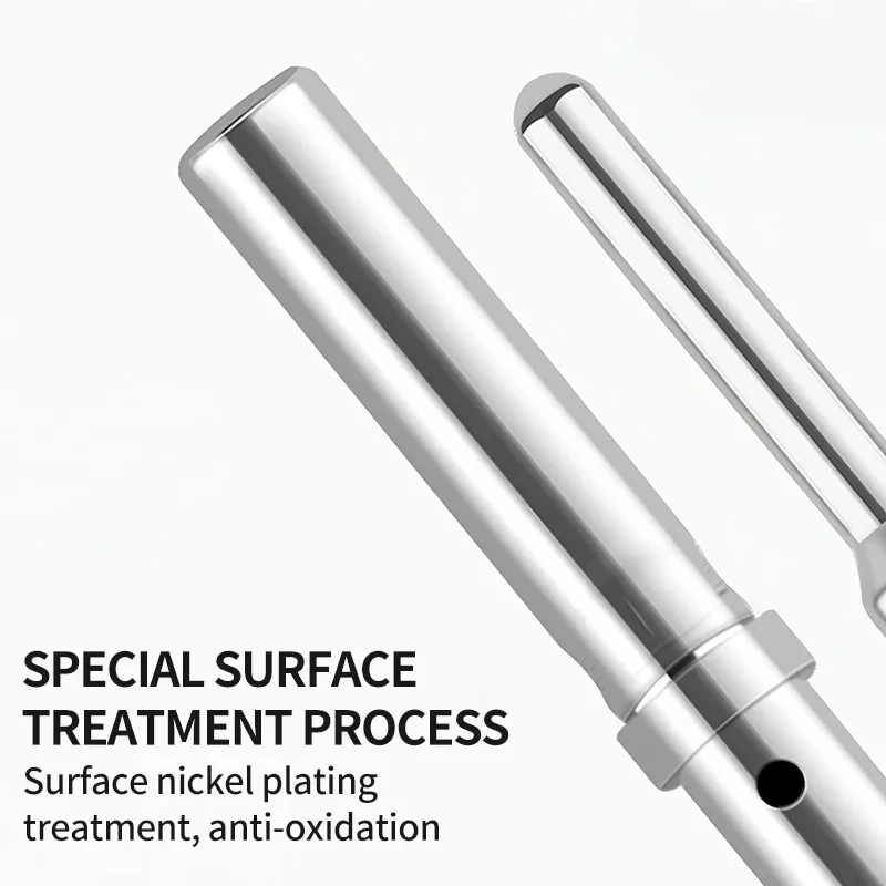 Solid Crimp Terminals | 1.5mm Pin Contacts | Stainless Steel AWG Male & Female Connectors - Thumbnail 4