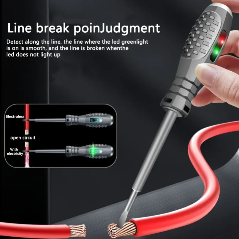 Electrician Test Pen | Non-Contact Voltage Tester | 70-600V AC Induction - Thumbnail 3