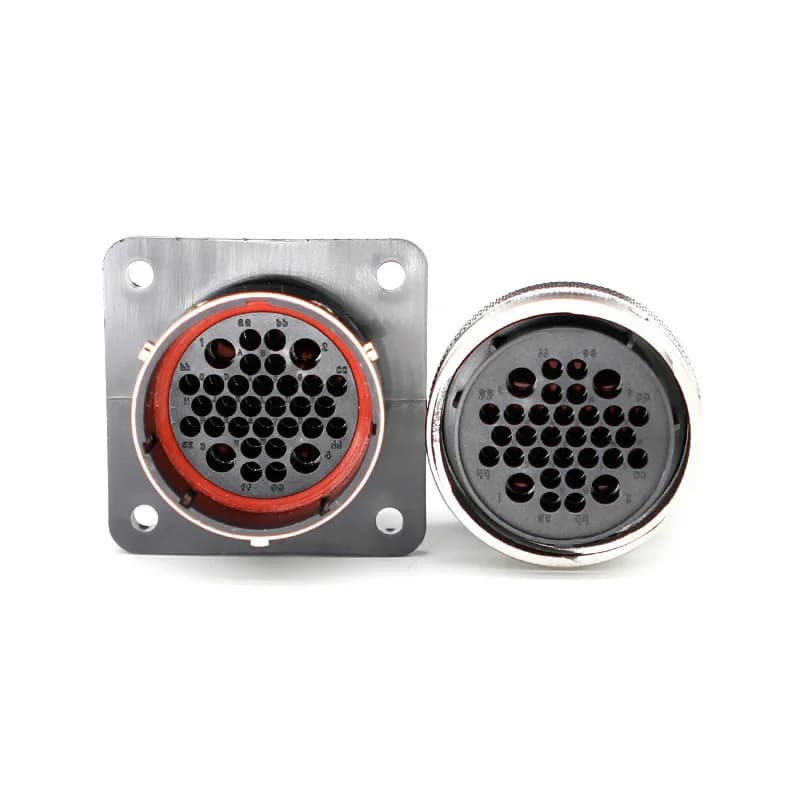 32-Pin Aviation Connector | Waterproof Circular Plug & Socket | Industrial-Grade Electrical Coupling - Thumbnail 3