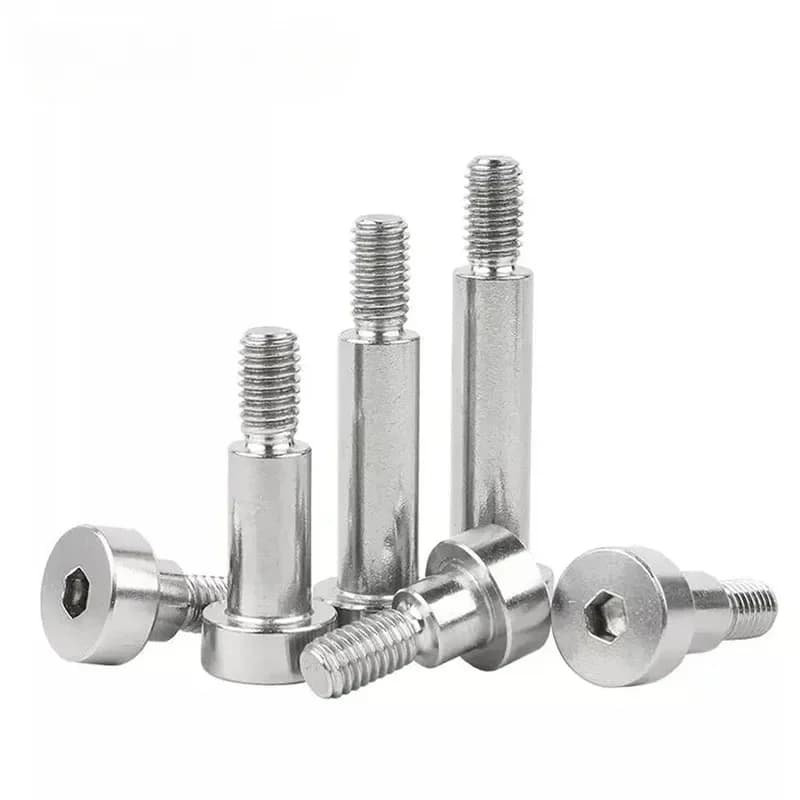 304 Stainless Steel Shoulder Screws | M2-M10 Hex Socket Bolts | Industrial Fastener Set - Thumbnail 4
