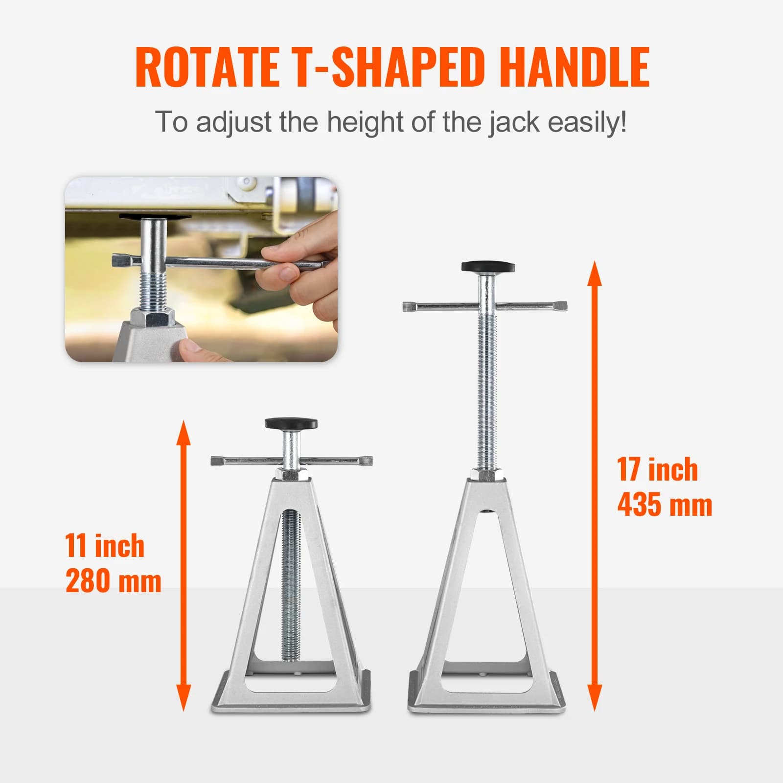 Heavy-Duty RV Leveling Jacks | 4-Pack Aluminum Stabilizers | 6000 lb Capacity - Thumbnail 3