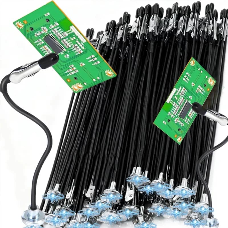 Soldering Third Hand | Magnetic Base PCB Holder | Flexible Arms for Electronics - Thumbnail 2