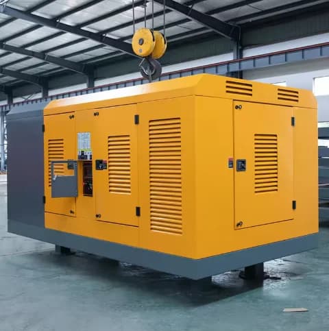 10m³ Diesel Screw Air Compressor | 10 Bar Portable Power | 220V with Wheels for Home & Workshop - Thumbnail 5