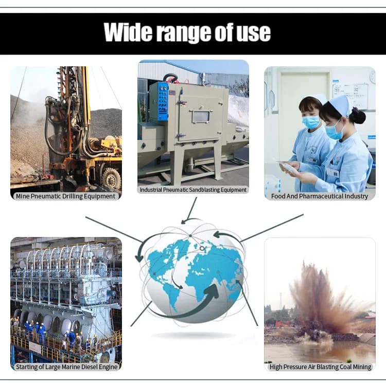 140KW Portable Diesel Air Compressor | 15-18 Bar High-Pressure | Industrial Drill Rig Power - Thumbnail 5