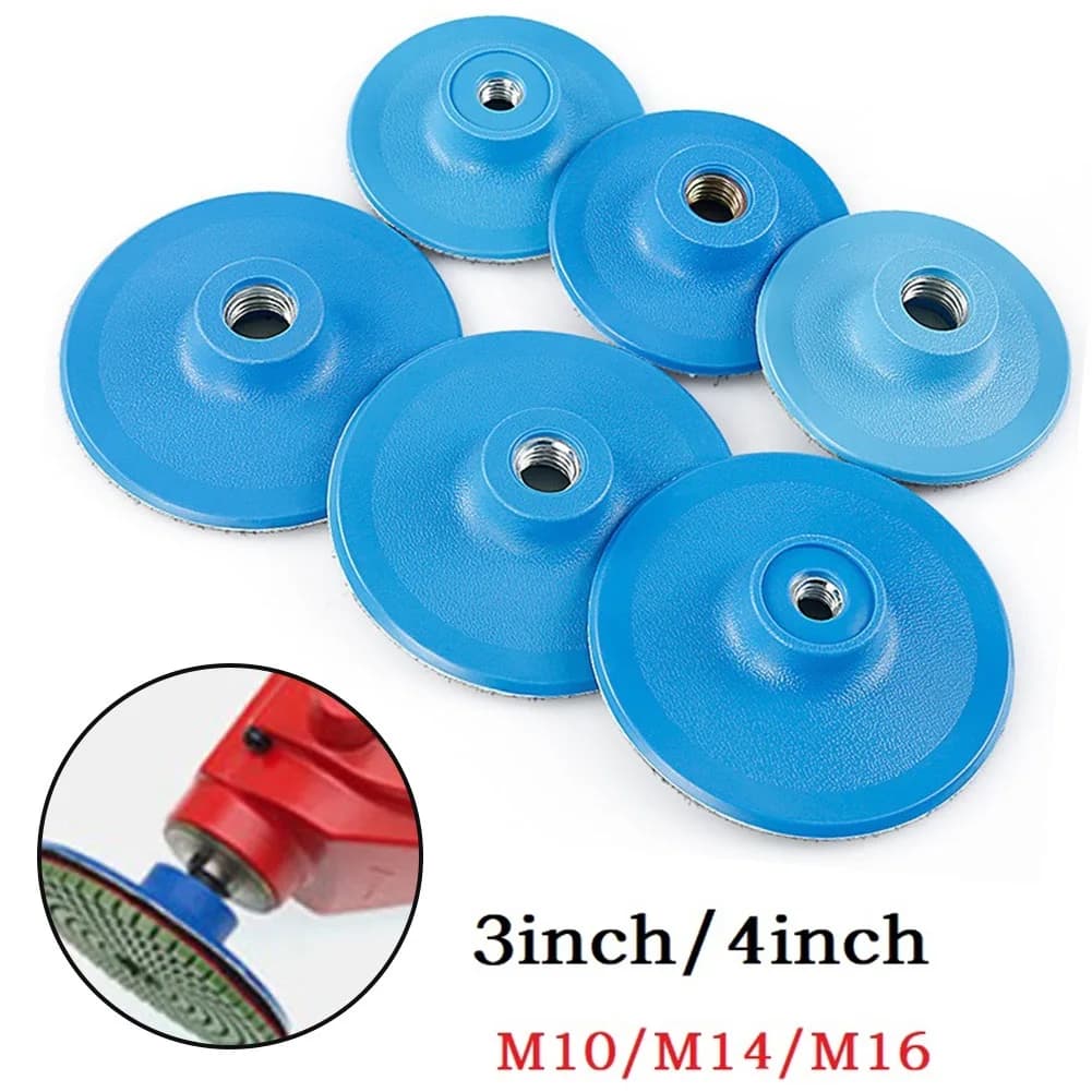 3/4 Angle Grinder Polishing Pad | M10/M14/M16 Thread | Self-Adhesive Backing Disc - Thumbnail 2