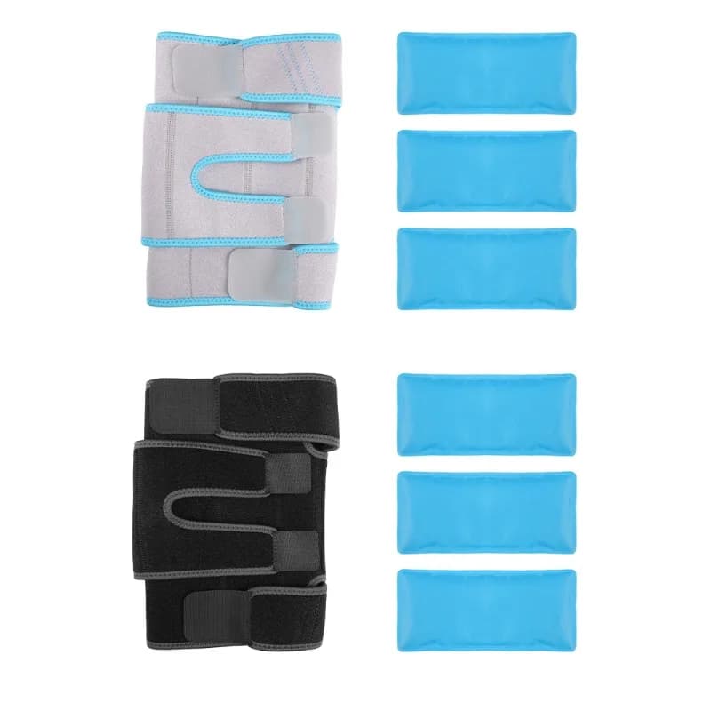 Knee Support Brace | Hot & Cold Therapy Gel Pack | Universal Fit for Sports & Recovery - Thumbnail 4