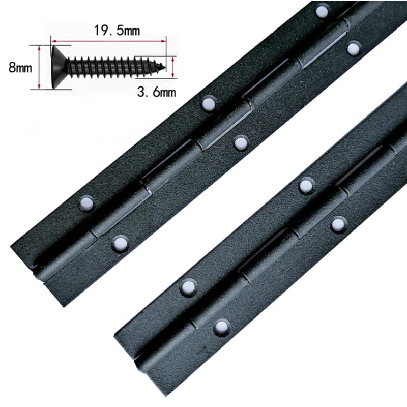 Piano Hinges | 6in to 48in Lengths | Cabinet, Furniture & Marine Box Hardware - Thumbnail 3