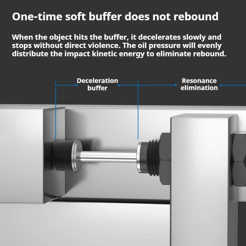 Adjustable Damping Arm | Hydraulic Shock Absorber for Precision Machinery - Thumbnail 5