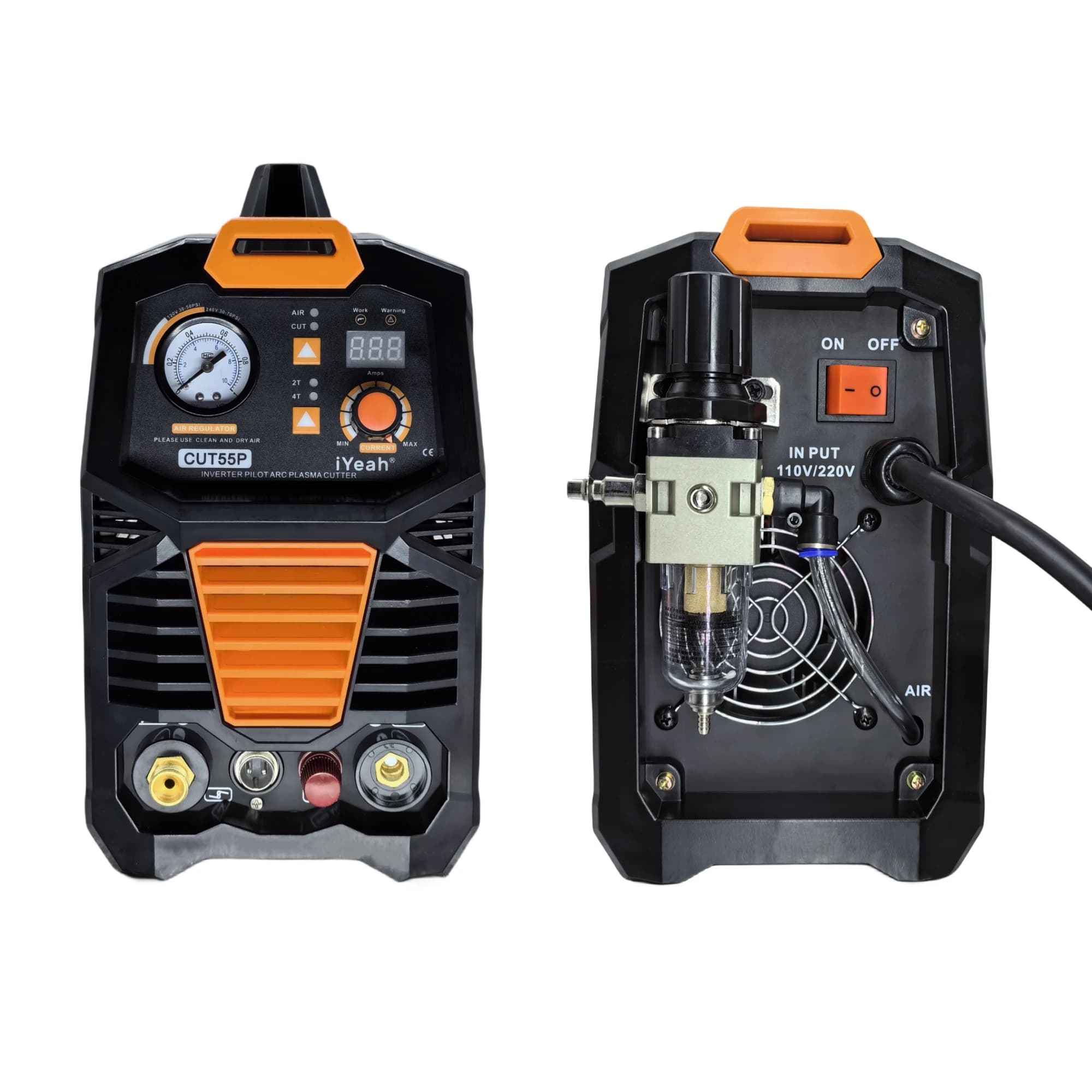 Plasma Cutter | 55A Dual-Voltage 110V/220V | 20mm Max Cut | AG60P Torch - Thumbnail 4