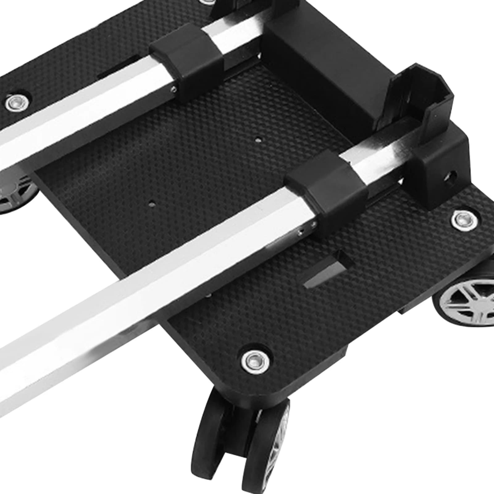 Folding Hand Truck | 5-Wheel Portable Luggage Cart for Travel & Shopping - Thumbnail 6