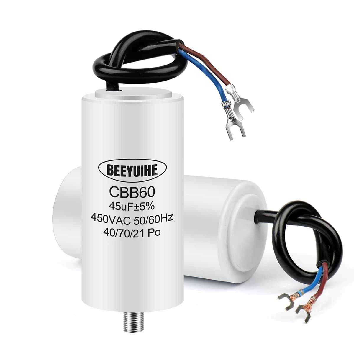 Professional-Grade CBB60 Motor Run Capacitor | 450V AC | 4-20µF Range | For Pumps, Washers & HVAC - Thumbnail 5