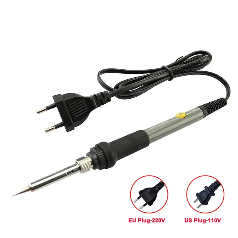 60W Adjustable Soldering Iron | Precision Temperature Control | 110V/220V Dual Voltage - Thumbnail 3