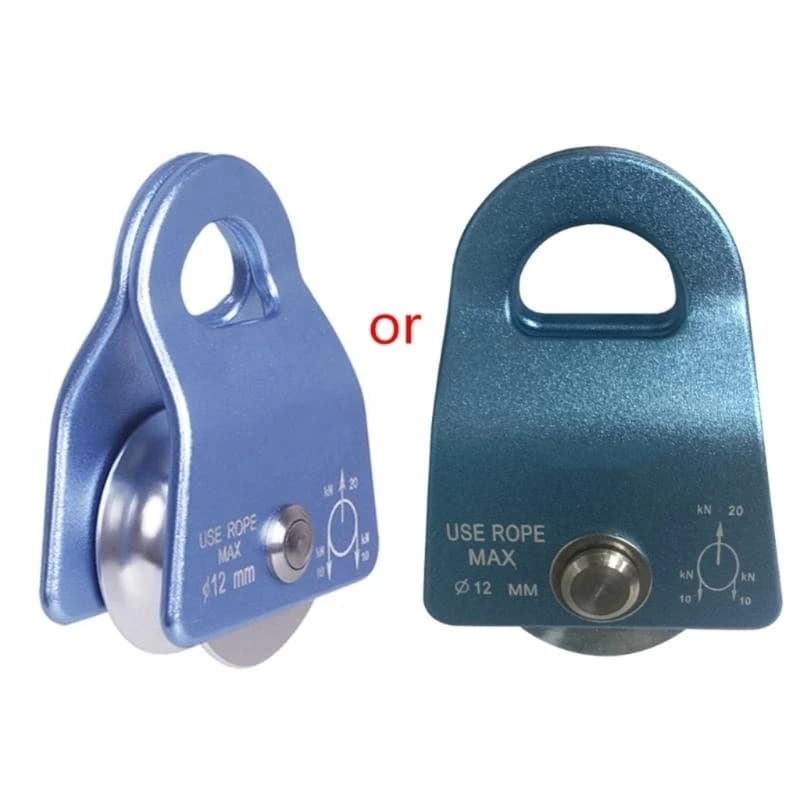 Heavy-Duty Pulley Block | 2000kg Lifting Capacity | 360° Swivel for Climbing & Rescue - Thumbnail 5