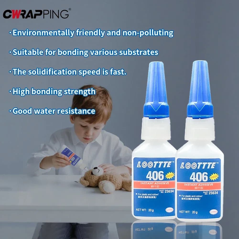 Professional-Grade Instant Adhesive | 20g Multi-Surface Bonding Glue for Metal, Wood, Plastic & Glass - Thumbnail 5