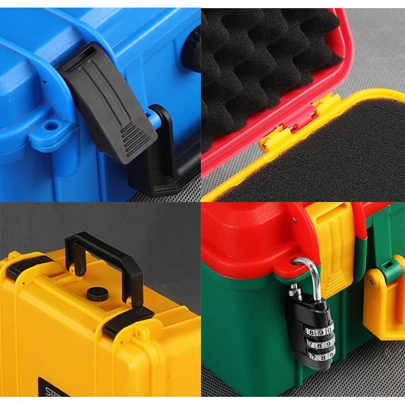 Plastic Tool Case | 280x240x130mm with Protective Foam | Safety Equipment Storage Box - Thumbnail 3