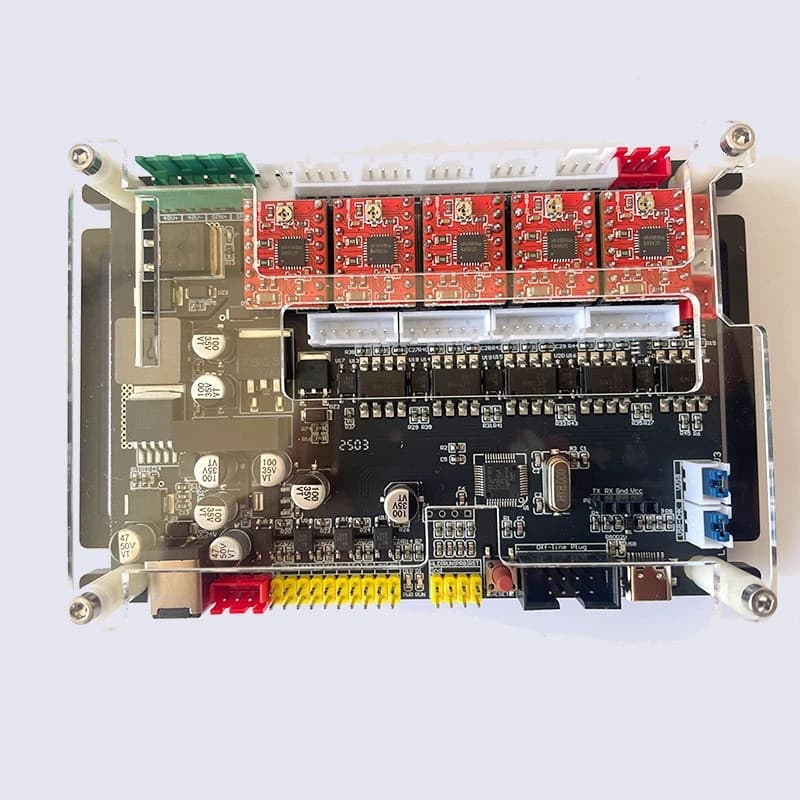 4-Axis CNC Controller Board | GRBL USB Driver for Laser Engraving & Spindle Control - Thumbnail 2