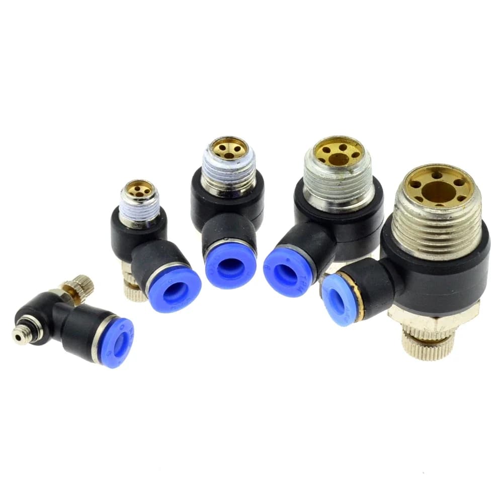 Pneumatic Quick-Connect Fittings | 6-12mm Hose to 1/8-1/2 NPT | Air Compressor Adapter Kit - Thumbnail 5