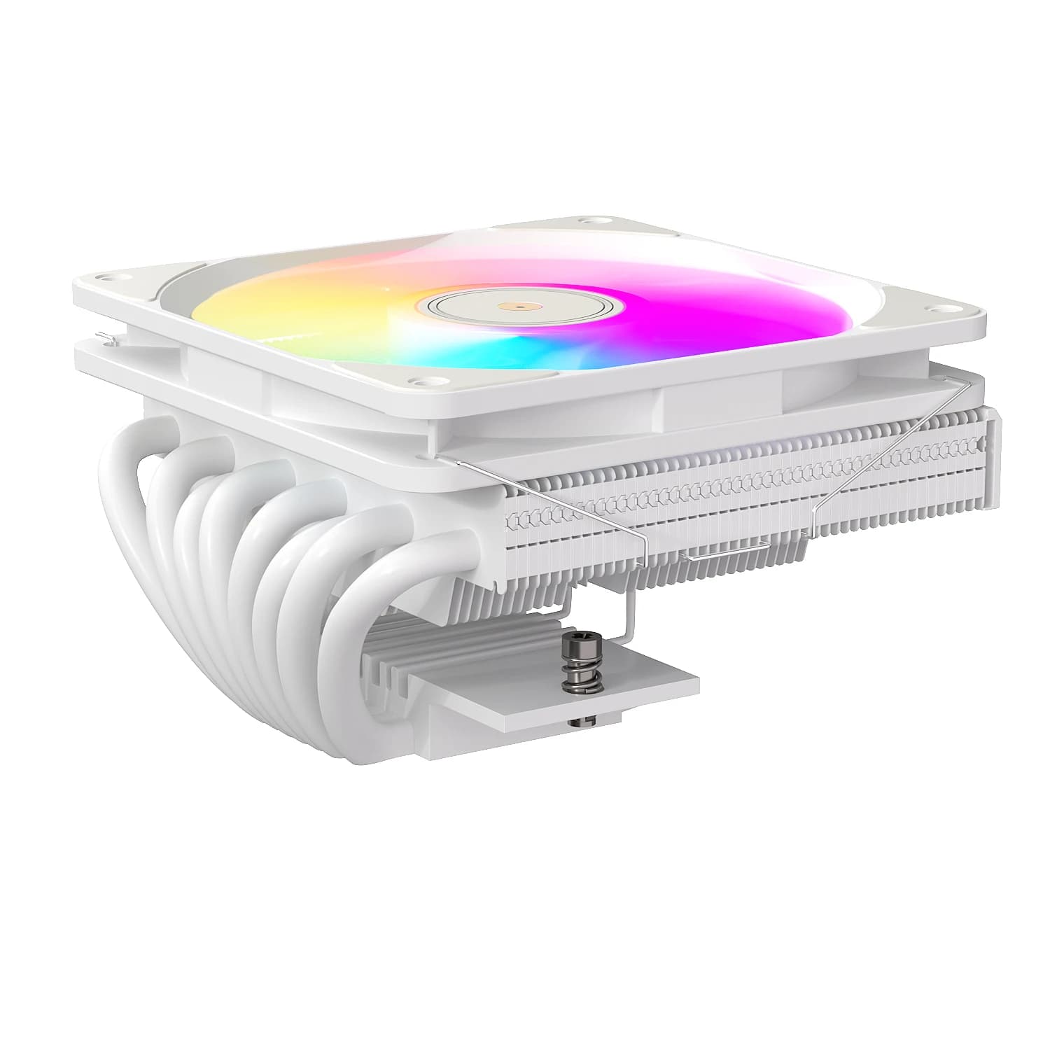 TE-75 Low-Profile ARGB CPU Air Cooler | 75mm Height for AM5/AM4/LGA1700 | 5V 3-Pin RGB Sync - Thumbnail 6