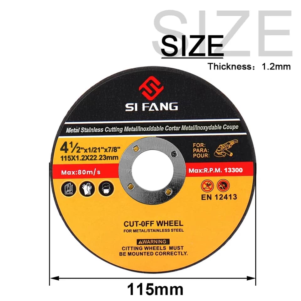 Cutting Disc Set | 75/115/125mm | For Angle Grinder & Steel Bars - Thumbnail 3
