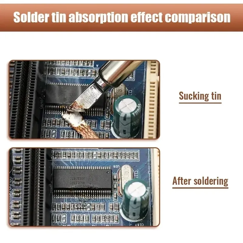Desoldering Braid | 1.5mm & 3mm Copper Wick | Precision Solder Removal Tool - Thumbnail 6