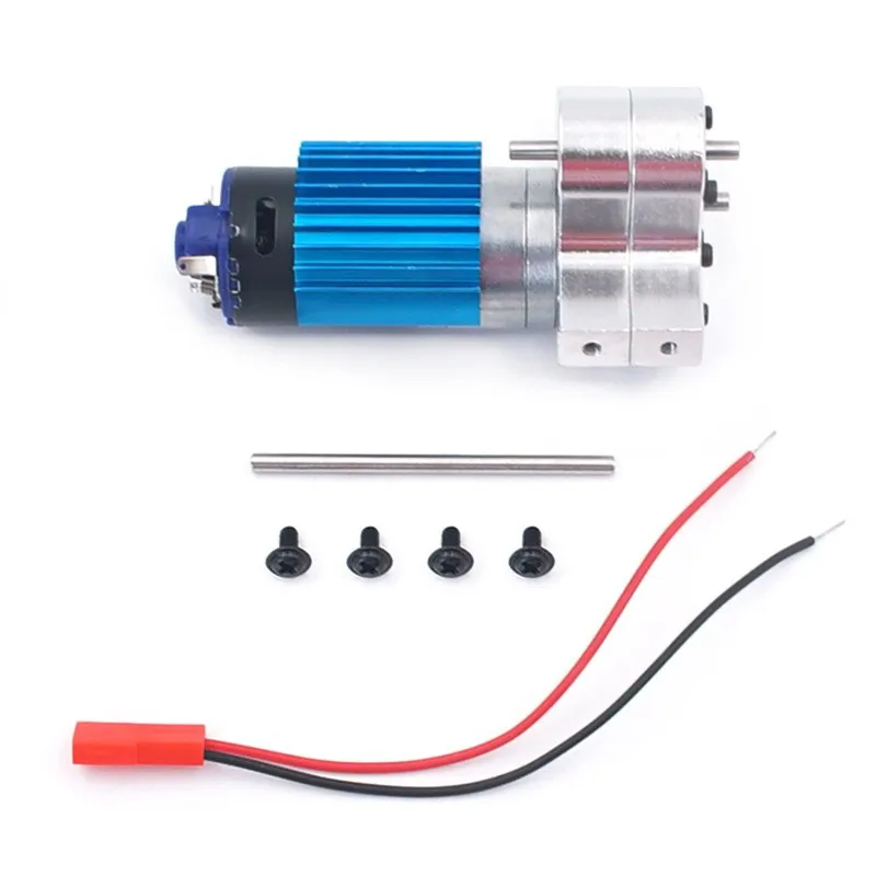 Transfer Gearbox with 370 Motor | Speed Change Upgrade | For WPL, MN Series RC Trucks - Thumbnail 5